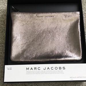 Marc Jacobs metallic clutch